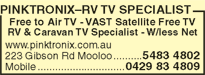 PinkTronix-RV TV Specialist - E Caravan Parks 4