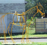Augathella Wrought Iron Sculptures - E Caravan Parks