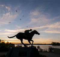 Black Caviar Statue - E Caravan Parks