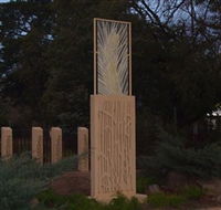 Milestones Sculptures in Cootamundra - E Caravan Parks