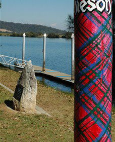 Maclean Tartan Power Poles - E Caravan Parks 1
