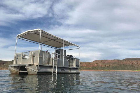 Lake Argyle BBQ Pontoon Hire Half Day - E Caravan Parks 0