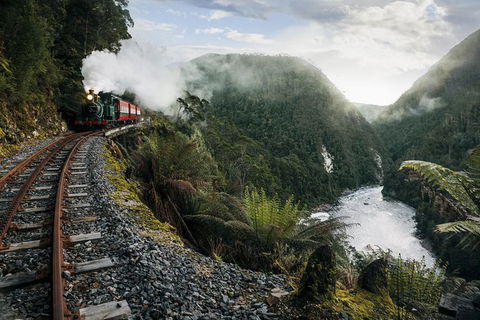 West Coast Wilderness Railway: River And Rainforest From Strahan - E Caravan Parks 4