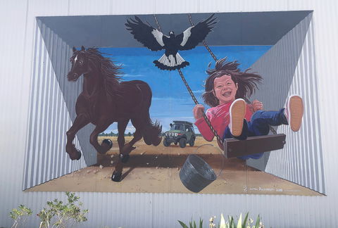 Bland Shire Art Trail - E Caravan Parks 1