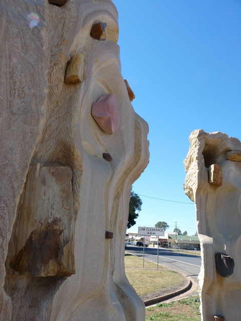 Fossilised Forrest Sculptures - E Caravan Parks 2