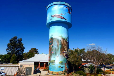 Lockhart Water Tower Mural - E Caravan Parks 0