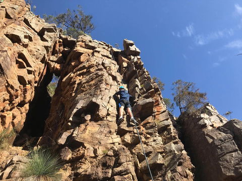 Rock Climbing In Morialta - E Caravan Parks 1