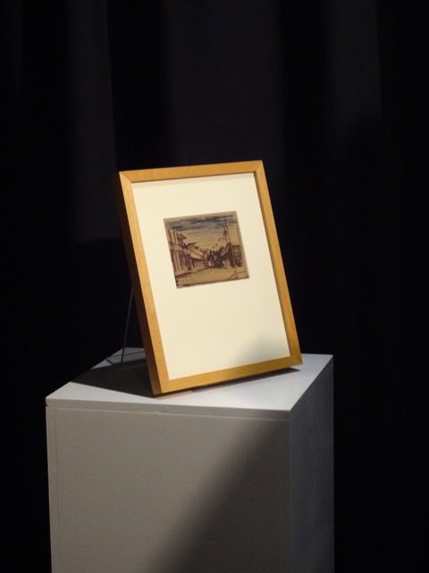 Russell Drysdale Easel Sculpture - E Caravan Parks 2