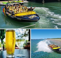 Express Jet Boat  Beers on the deck