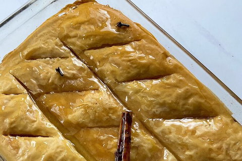 ONLINE CLASS Greek Galaktoboureko Cooking Class Melbourne - E Caravan Parks 4