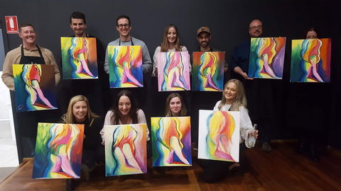 Paint And Sip Experience - E Caravan Parks 1