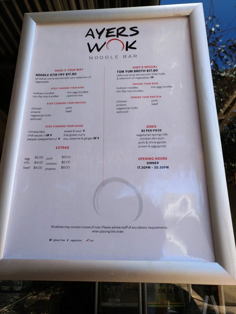Ayers Wok Noodle Bar - E Caravan Parks 2