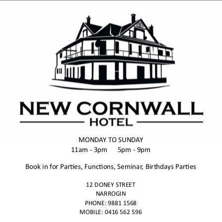 New Cornwall Hotel - E Caravan Parks 3