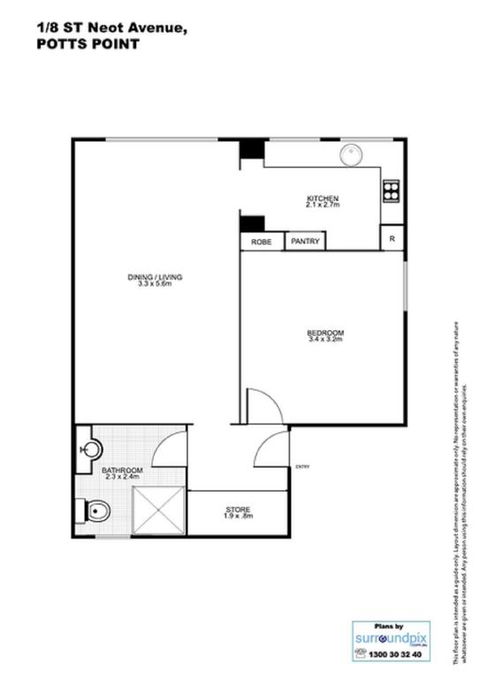 Art Deco In The Cul-de-Sac - Spacious Executive 1BR Potts Point Apartment In Quiet Cul-de-Sac - E Caravan Parks 3