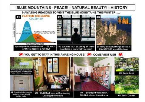 Blue Mountains Historic Retreat-Sleeps 5-WINTER SPECIAL! - E Caravan Parks 1